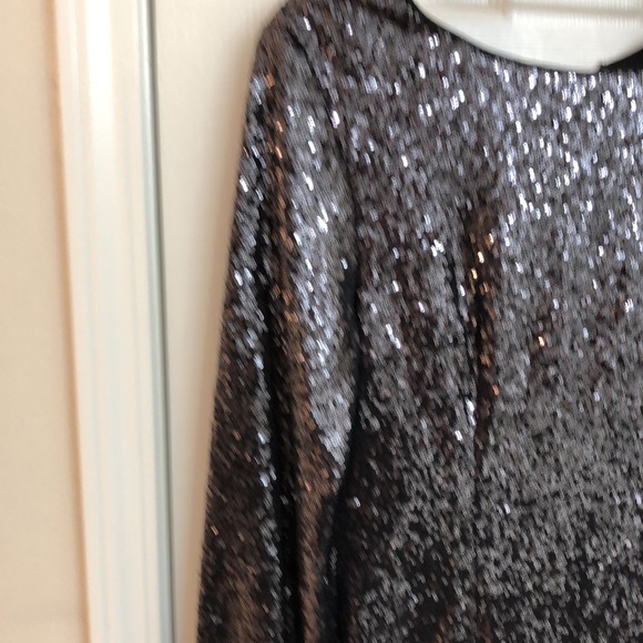INC Black Sequins Sheath Dress - Picture 2 of 11
